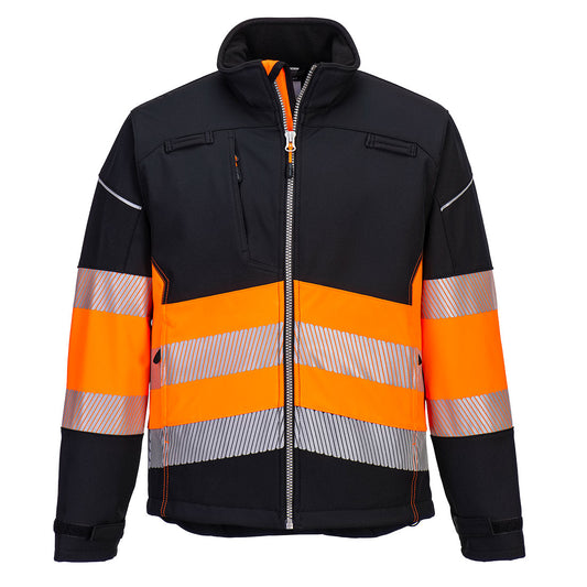 Kurtka ostrzegawcza softshell PW3 klasa 1 (3L)