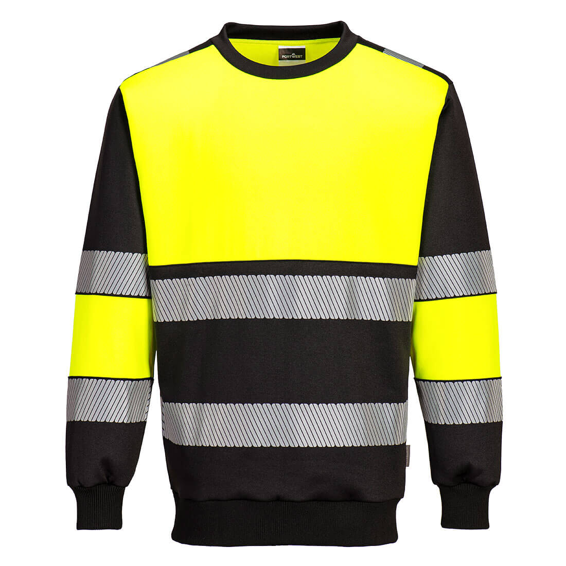 Bluza ostrzegawcza PW3 - klasa 1 — Żółty/Czarny