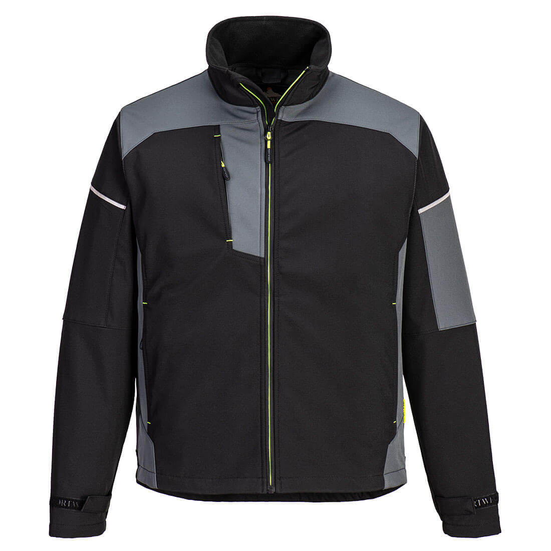 Kurtka Softshell PW3 (3L). — Czarny/Szary