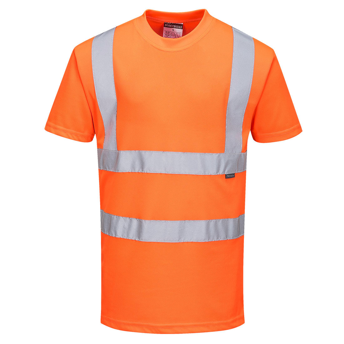 T-shirt ostrzegawczy — Pomarańczowy