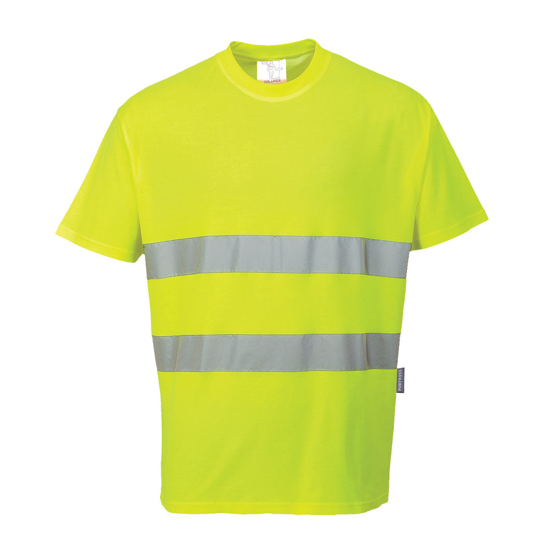 T-shirt Cotton Comfort — Żółty