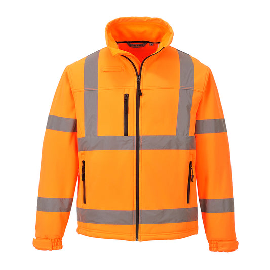 Warnschutz-Softshelljacke Classic (3 Lagen)
