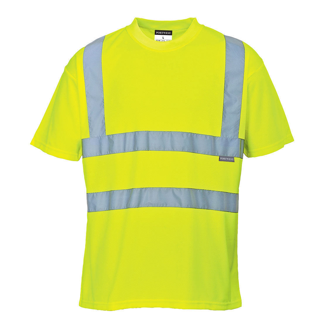 T-shirt ostrzegawczy — Żółty