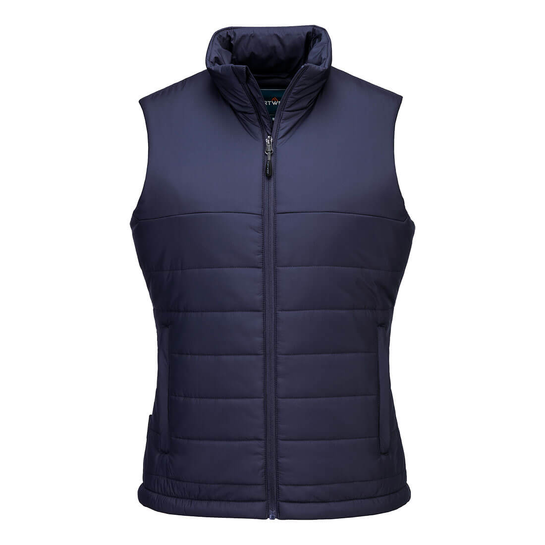 Women's Insulated Baffle Gilet — Granatowy