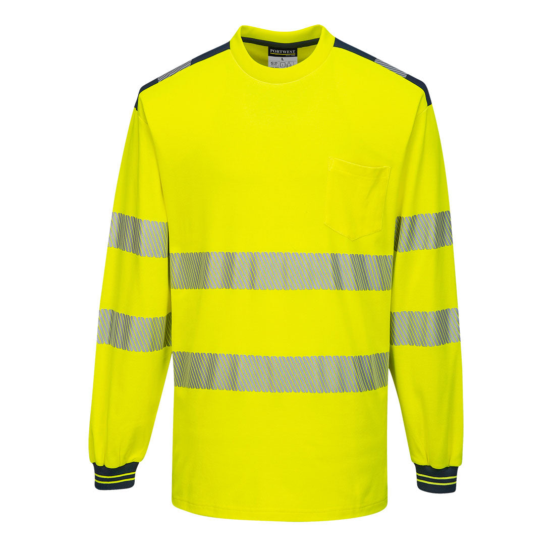 PW3 Warnschutz-T-Shirt mit langen Ärmeln